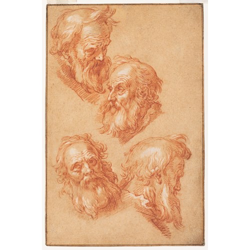 Four Studies of the Head of an Old Man